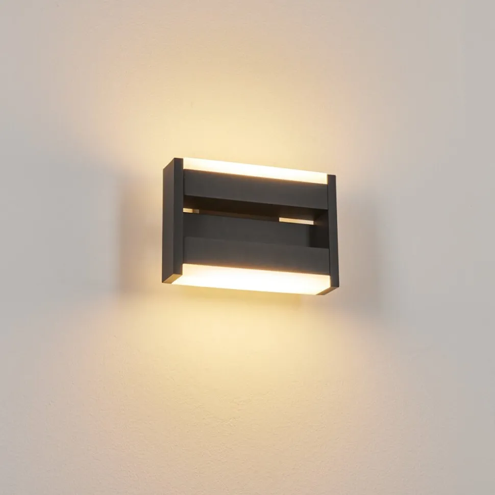 Applique Murale D'Exterieurramalheira Led Anthracite, 1 Lumiere