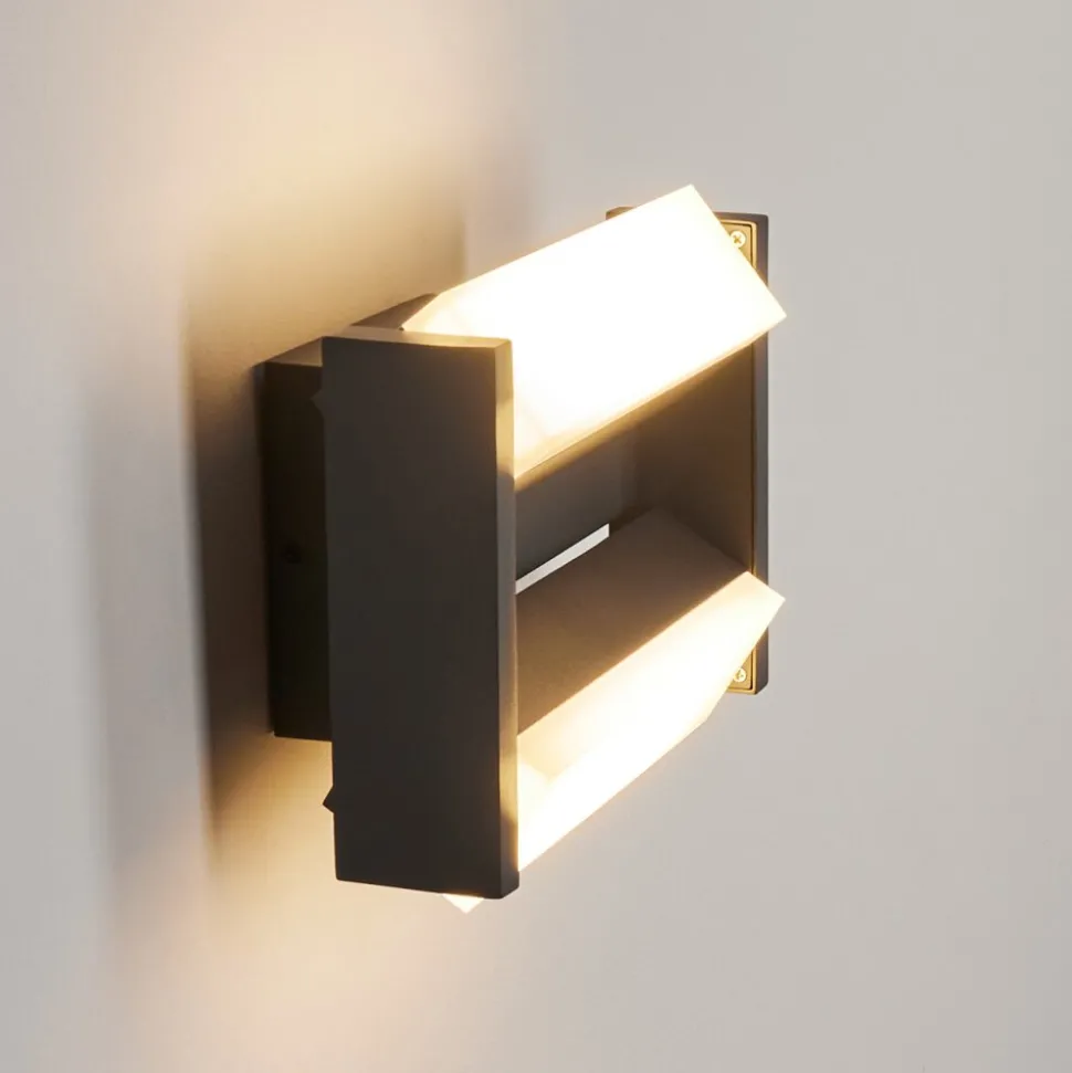 Applique Murale D'Exterieurramalheira Led Anthracite, 1 Lumiere