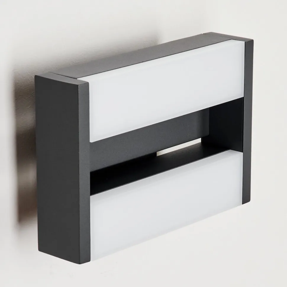 Applique Murale D'Exterieurramalheira Led Anthracite, 1 Lumiere