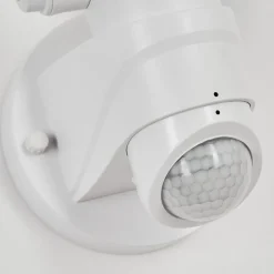 Applique Murale D'Exterieur Langra Led Blanc, 2 Lumieres, Detecteur De Mouvement