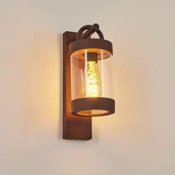 Applique Murale D'Exterieur Fulham Rouille, 1 Lumiere