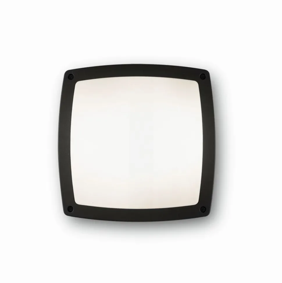 Applique Murale D'Exterieur Ideal Lux Cometa Noir, 3 Lumieres