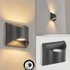 Applique Murale D'Exterieur Suriyaco Led Noir, 2 Lumieres