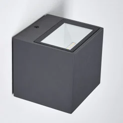 Applique Murale D'Exterieur Spidern Led Anthracite, 1 Lumiere
