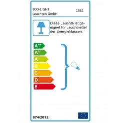 Applique Murale D'Exterieur Lutec Bristol Transparent, Blanc, 1 Lumiere, Detecteur De Mouvement
