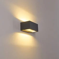 Applique Murale D'Exterieur Spidern Led Anthracite, 1 Lumiere