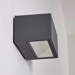 Applique Murale D'Exterieur Spidern Led Anthracite, 1 Lumiere