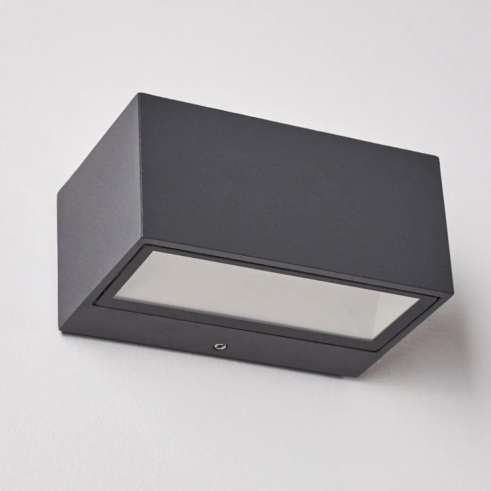 Applique Murale D'Exterieur Spidern Led Anthracite, 1 Lumiere