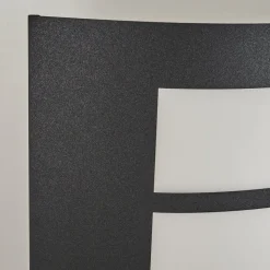 Applique Murale D'Exterieur Matilau Noir, Blanc, 1 Lumiere, Detecteur De Mouvement