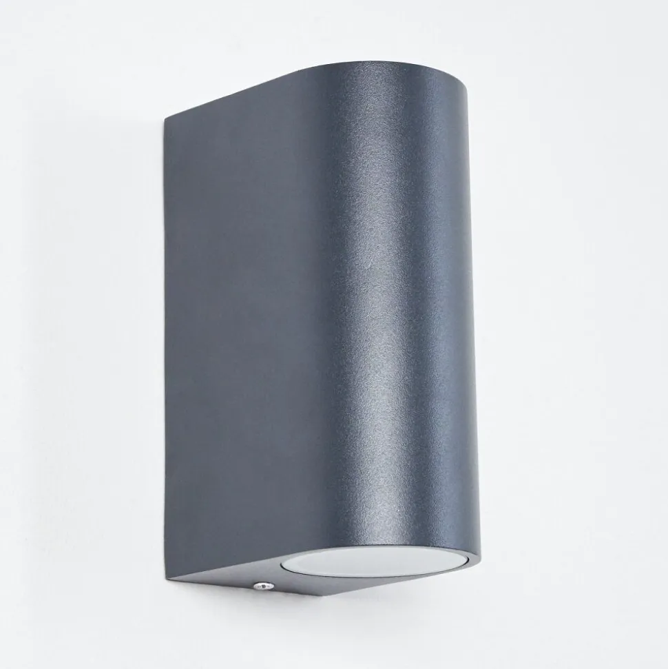 Applique Murale D'Exterieur Kingstown Anthracite, 2 Lumieres