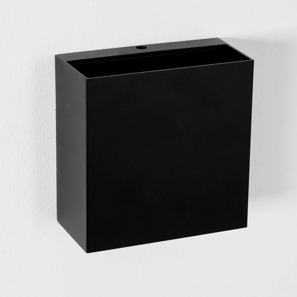 Applique Murale D'Exterieur Spidern Led Noir, 1 Lumiere