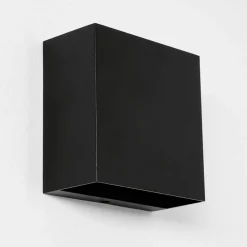 Applique Murale D'Exterieur Spidern Led Noir, 1 Lumiere