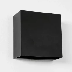 Applique Murale D'Exterieur Spidern Led Noir, 1 Lumiere