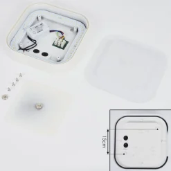 Applique Murale D'Exterieurpaleroo Led Blanc, 1 Lumiere