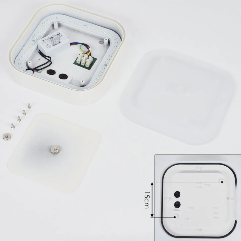 Applique Murale D'Exterieurpaleroo Led Blanc, 1 Lumiere