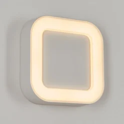 Applique Murale D'Exterieurpaleroo Led Blanc, 1 Lumiere