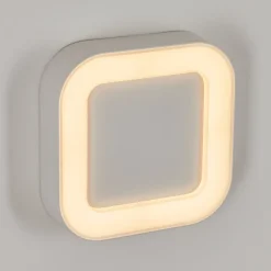 Applique Murale D'Exterieurpaleroo Led Blanc, 1 Lumiere