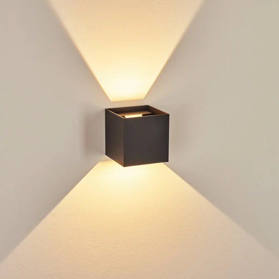 Applique Murale D'Exterieur Tamarin Led Anthracite, 1 Lumiere