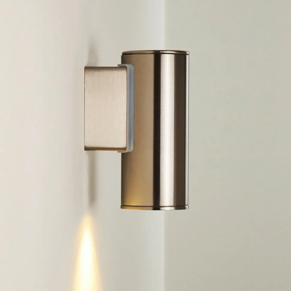 Applique Murale D'Exterieur Brachy Led Acier Inoxydable, 1 Lumiere