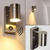Applique Murale D'Exterieur Froslev Led Chrome, 1 Lumiere, Detecteur De Mouvement