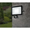 Applique Murale D'Exterieur Eglo Faedo Led Noir, 1 Lumiere, Detecteur De Mouvement