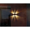 Applique Murale D'Exterieur Globo Solar Led Noir, 1 Lumiere