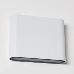 Applique Murale D'Exterieur Tinglev Led Blanc, 2 Lumieres