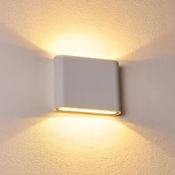 Applique Murale D'Exterieur Tinglev Led Blanc, 2 Lumieres