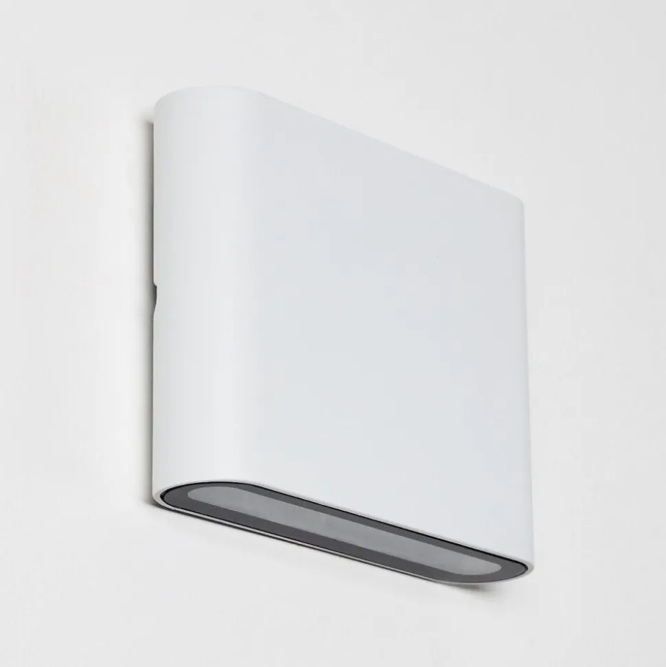 Applique Murale D'Exterieur Tinglev Led Blanc, 2 Lumieres