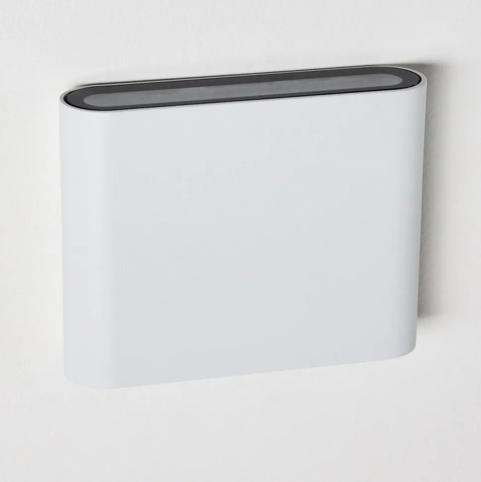 Applique Murale D'Exterieur Tinglev Led Blanc, 2 Lumieres