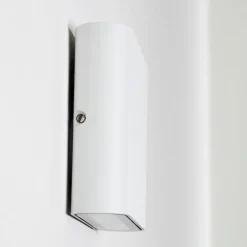 Applique Murale D'Exterieur Tinglev Led Blanc, 2 Lumieres