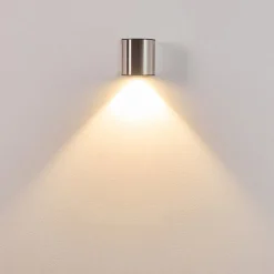 Applique Murale D'Exterieur Vano Led Acier Inoxydable, 1 Lumiere