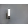 Applique Murale D'Exterieur Lutec Elara Led Acier Inoxydable, 1 Lumiere, Detecteur De Mouvement