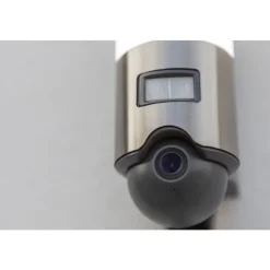 Applique Murale D'Exterieur Lutec Elara Led Acier Inoxydable, 1 Lumiere, Detecteur De Mouvement
