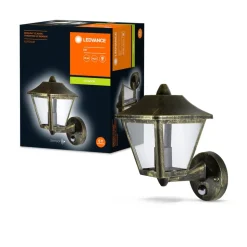 Applique Murale D'Exterieur Ledvance Endura® Or, Noir, 1 Lumiere, Detecteur De Mouvement