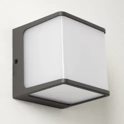 Applique Murale D'Exterieur Buckau Led Anthracite, Blanc, 1 Lumiere