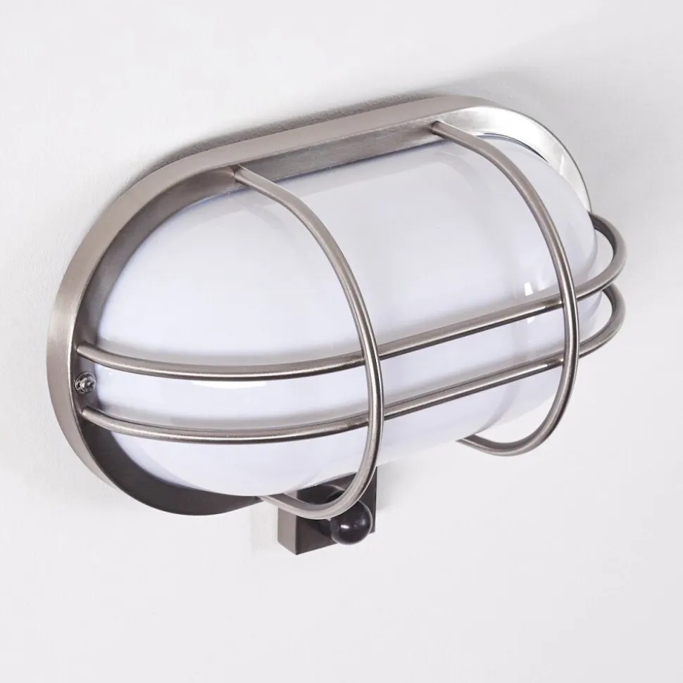 Applique Murale D'Exterieur Belmopan Acier Inoxydable, 1 Lumiere, Detecteur De Mouvement
