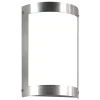 Applique Murale D'Exterieur Cmd Aqua Marco Led Acier Inoxydable, 1 Lumiere, Detecteur De Mouvement