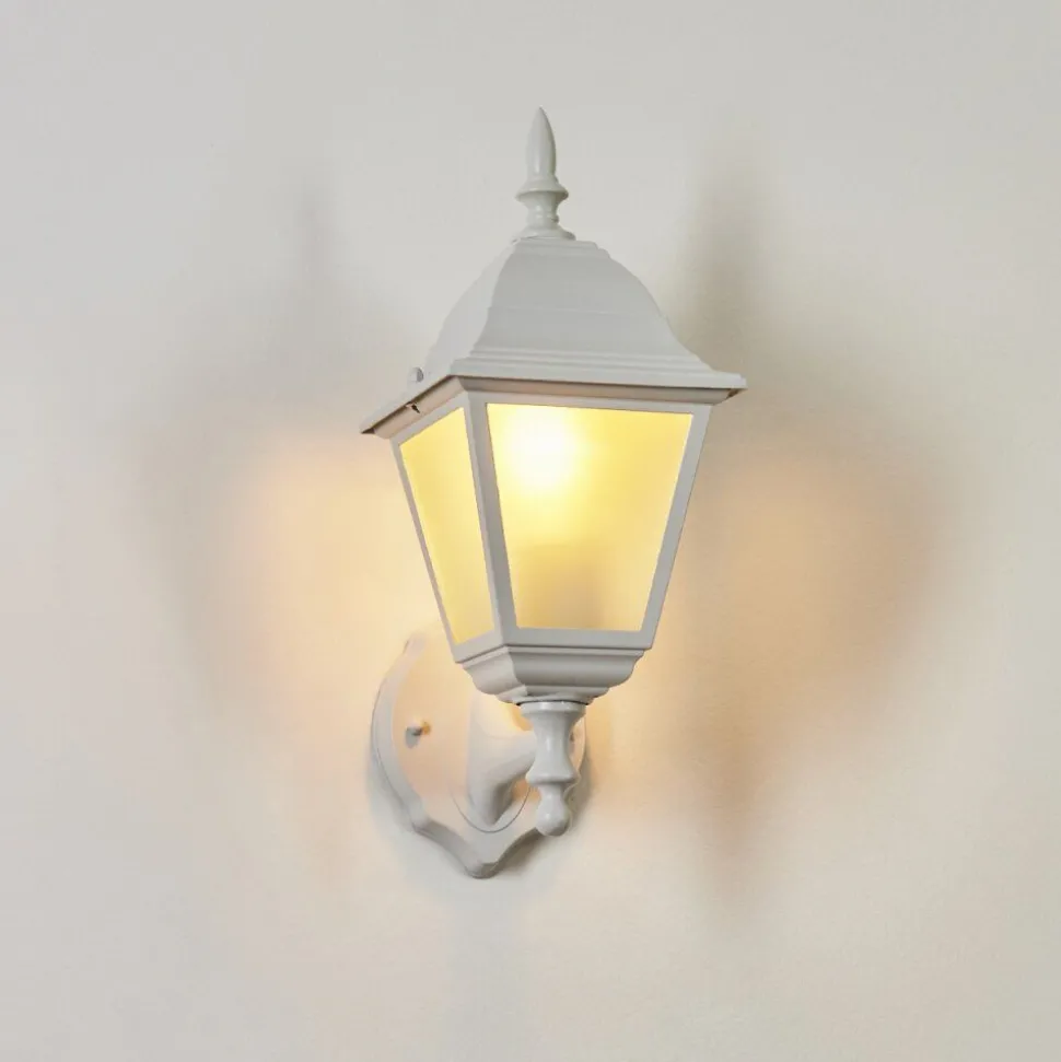 Applique Murale D'Exterieur Naofe Blanc, 1 Lumiere