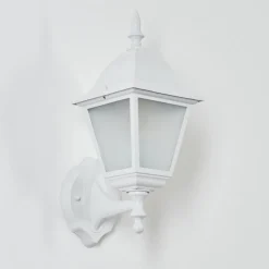 Applique Murale D'Exterieur Naofe Blanc, 1 Lumiere