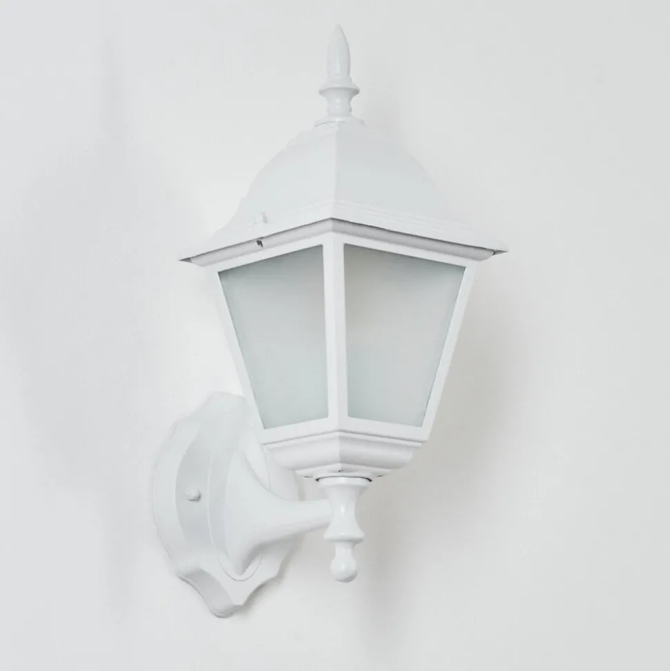 Applique Murale D'Exterieur Naofe Blanc, 1 Lumiere