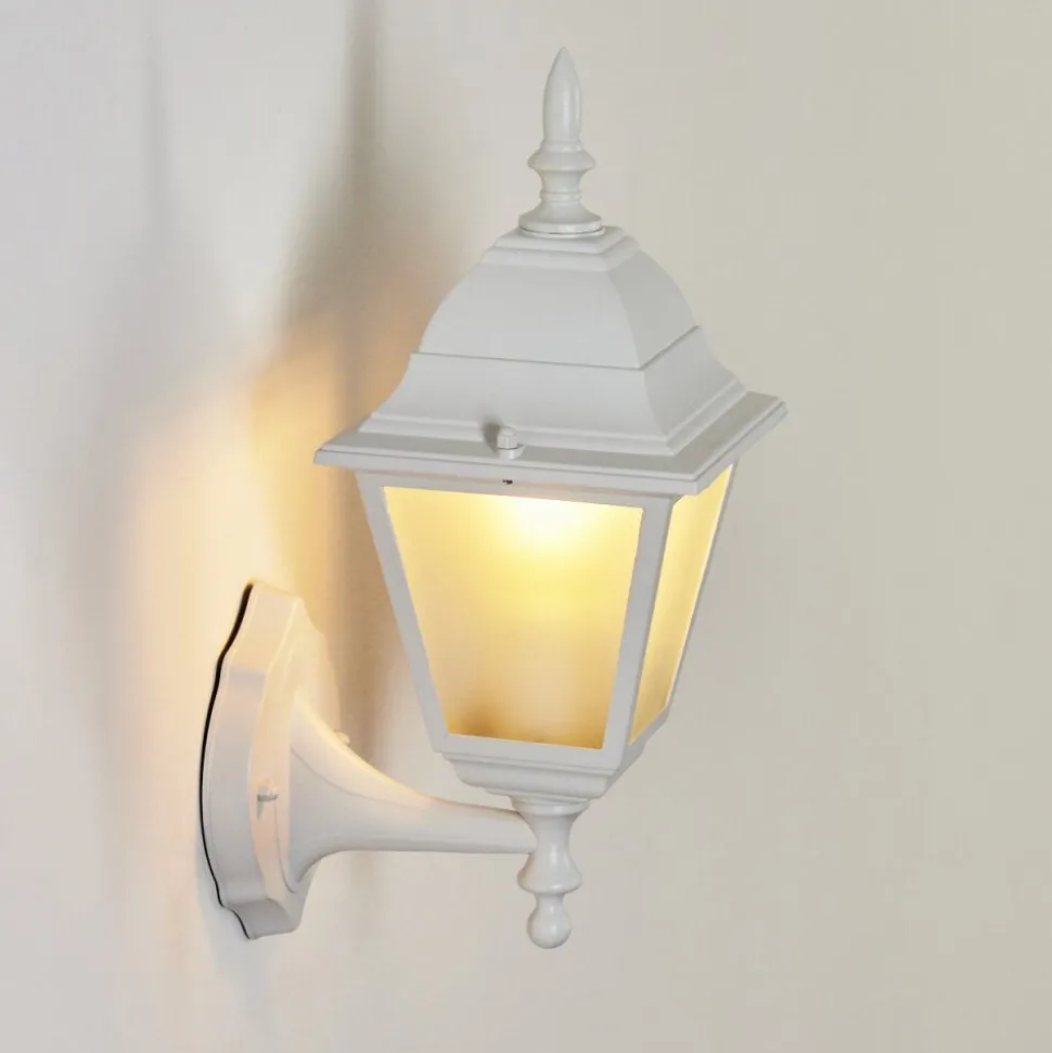 Applique Murale D'Exterieur Naofe Blanc, 1 Lumiere
