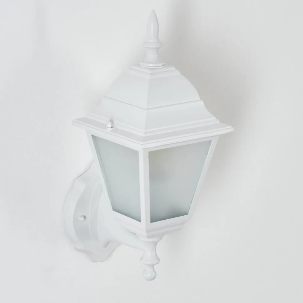 Applique Murale D'Exterieur Naofe Blanc, 1 Lumiere