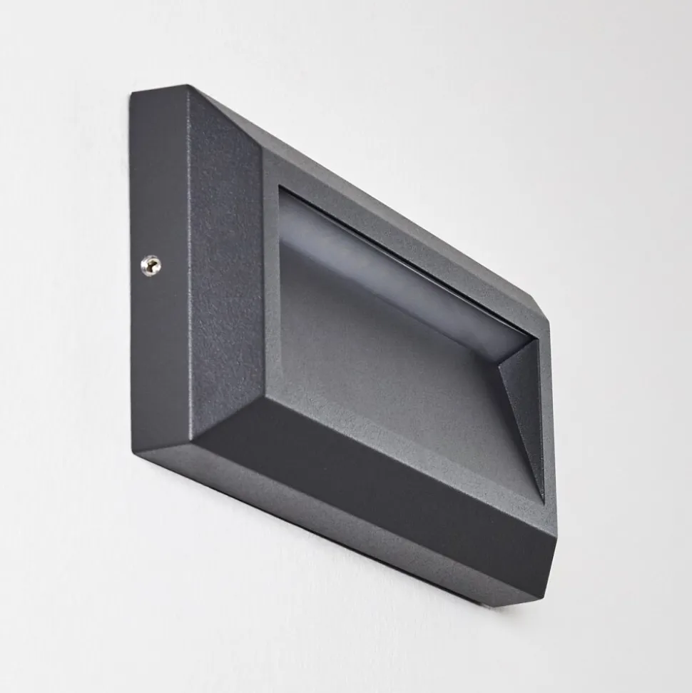 Applique Murale D'Exterieur Alkmaar Led Anthracite, 1 Lumiere