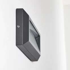 Applique Murale D'Exterieur Alkmaar Led Anthracite, 1 Lumiere