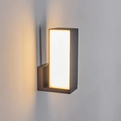 Applique Murale D'Exterieur Swanek Led Anthracite, 1 Lumiere