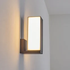 Applique Murale D'Exterieur Swanek Led Anthracite, 1 Lumiere