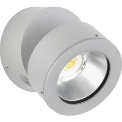 Applique Murale D'Exterieur Albert 2389 Led Argente, 1 Lumiere