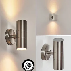 Applique Murale D'Exterieurbessiebelle Acier Inoxydable, 2 Lumieres