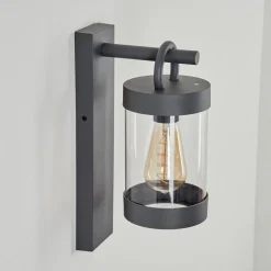 Applique Murale D'Exterieur Fulham Anthracite, 1 Lumiere